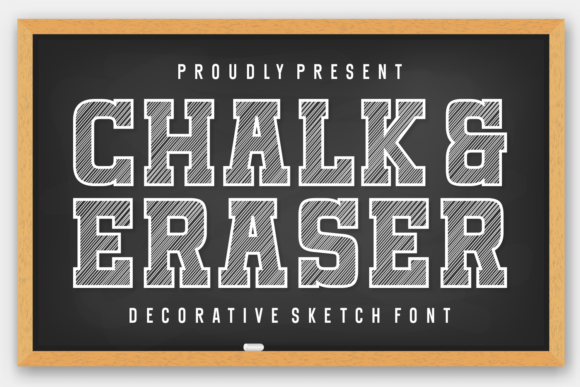 Chalk and Eraser: The Friendly Display Font for Modern Creativity