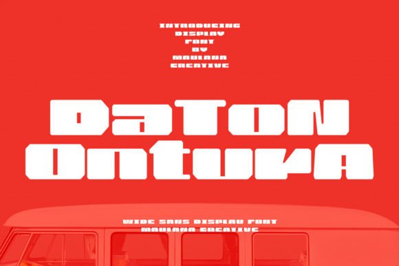 Daton Ontura: A Comprehensive Evaluation of the Wide Sans Display Font