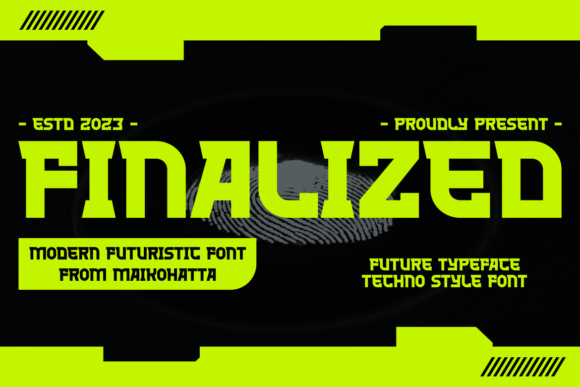 Finalized: The Futuristic Display Font Defining Modern Digital Design