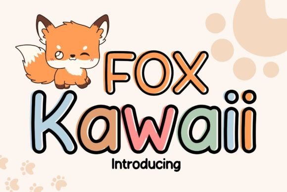 Fox Kawaii: Strategic Typography for Brand Personality and Visual Engagement