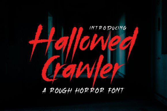 Hallowed Crawler: The Rough Horror Font Defining Modern Design