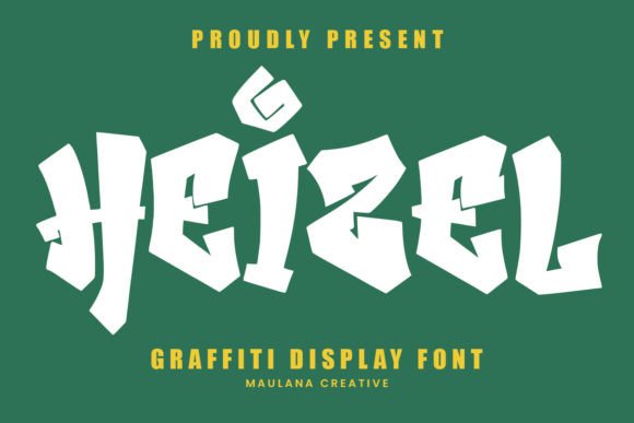Heizel Graffiti: A Bold Display Font for Modern Design