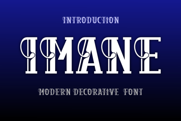 Imane Font: Playful Design for Creative Projects