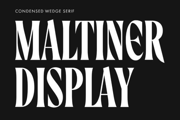 Maltiner Display: Bold Serif Elegance
