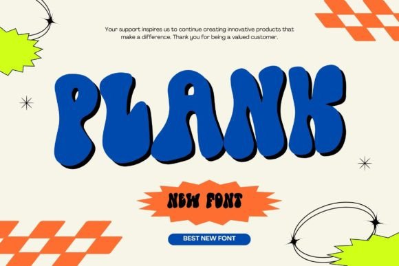 Plank Font: Bold Display for Impact