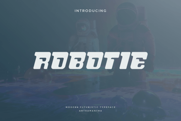 Robotie: The Futuristic Font That Bridges Sci-Fi Aesthetics and Modern Minimalism