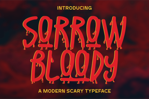 Sorrow Bloody: Evaluating a Spooky Display Font for Halloween Design