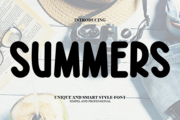 Summers: A Modern Display Font for Bold Creativity