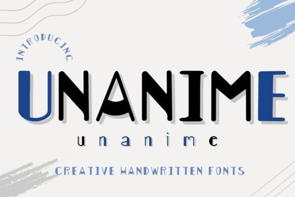 Unanime: A Friendly Handwritten Font for Modern Design